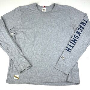 Tracksmith Long Sleeve Tee Shirt T-Shirt Grayboy Gray Heather Mens XL